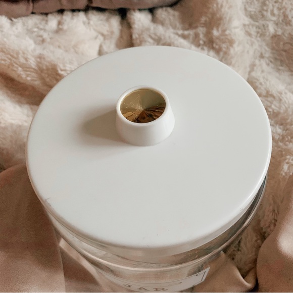 Vintage Pyrex “The Cookie Jar” glass canister with cream plastic lid. - Picture 10 of 10